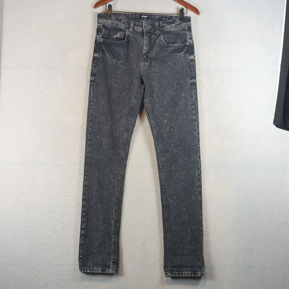 Cotton On Men's Black Slim‎ Leg Denim Jeans Waist 30